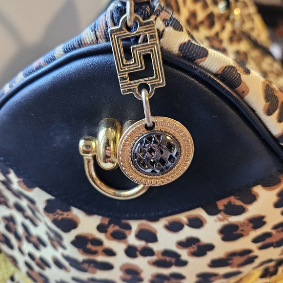 Vintage Versace Leopard Baroque duffle bag FINAL SALE FIRM - Picture 5 of 16